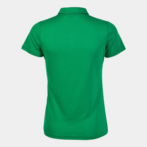 Green Joma girls' Hobby polo shirt, lightweight T-shirt and polo style, casual athletic wear for kids.