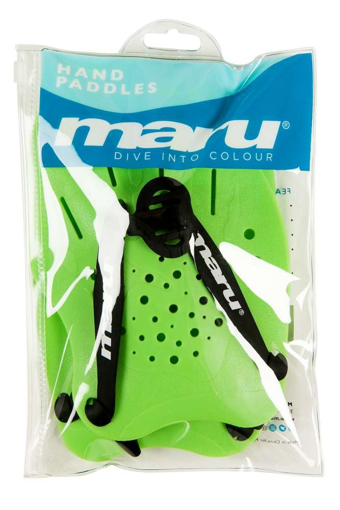 Maru Hand Paddle - Green | Allens Of Kingsbury