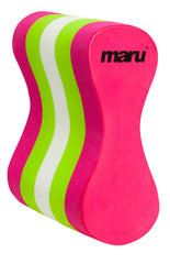Maru Pull Buoy - Pink/Green/White | Allens Of Kingsbury