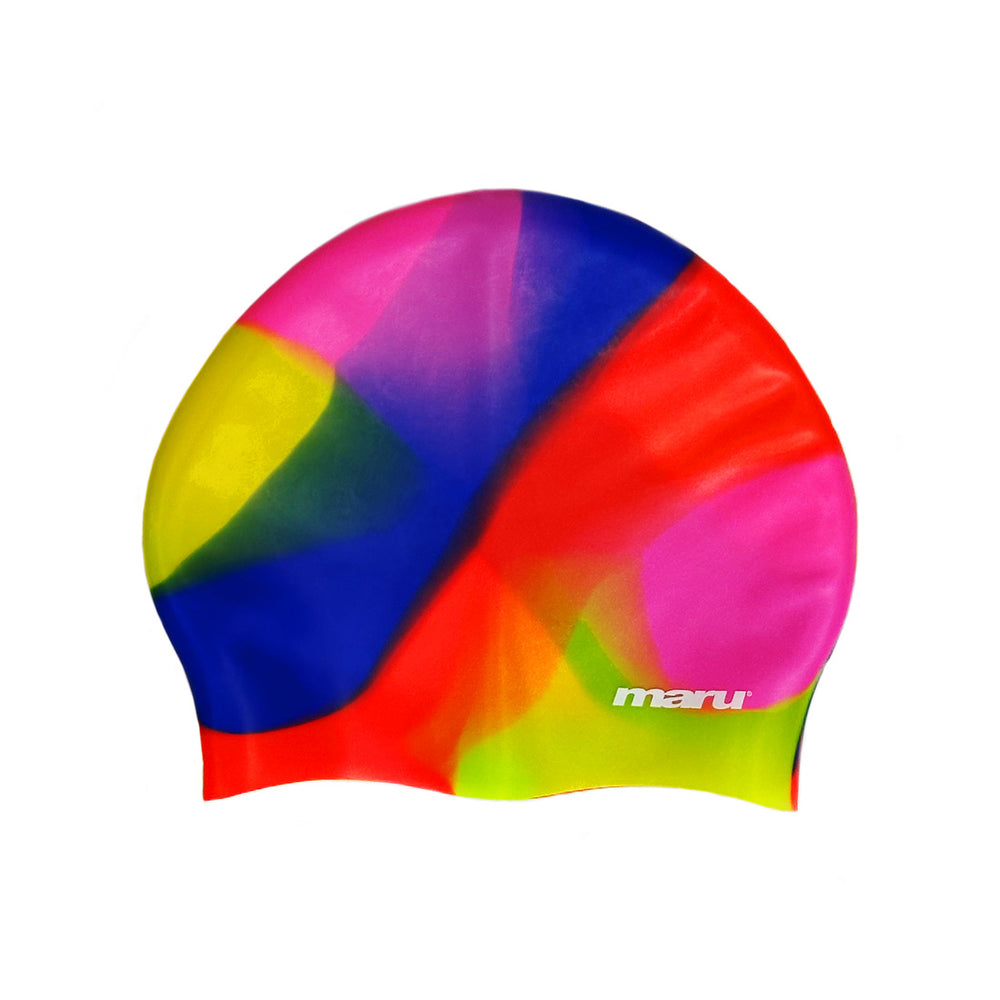 Maru Long Hair Multi Silicone Swim Hat | Allens Of Kingsbury