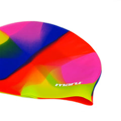 Maru Long Hair Multi Silicone Swim Hat | Allens Of Kingsbury