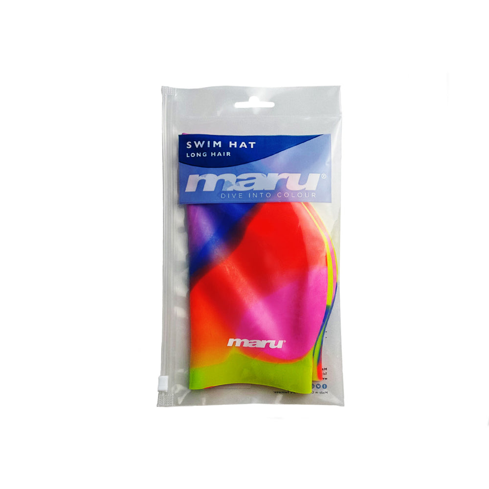 Maru Long Hair Multi Silicone Swim Hat | Allens Of Kingsbury