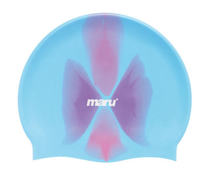 Maru Multi Silicone Swim Hat - Blue/Purple | Allens Of Kingsbury
