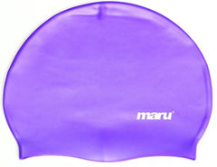 Maru Solid Silicone Swim Hat - Purple | Allens Of Kingsbury