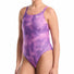 Nike  Womens Hydrastrong Print Fastback One Piece Swimsuit  - Light Magenta