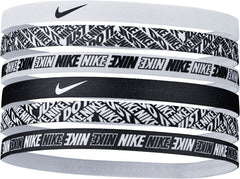 Nike Headbands 6 Pack Printed - White/White/White | Allens Of Kingsbury