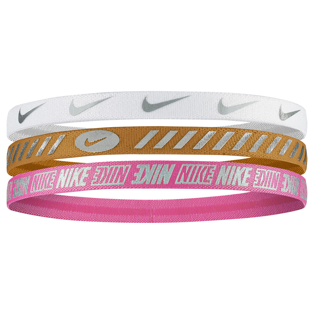 Nike Metallic Headbands 3pk 3.0 | Allens Of Kingsbury
