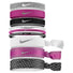 Nike Mixed Hairbands 9 Pack Reflective Graphic - White/Hot Fuchsia/Silver