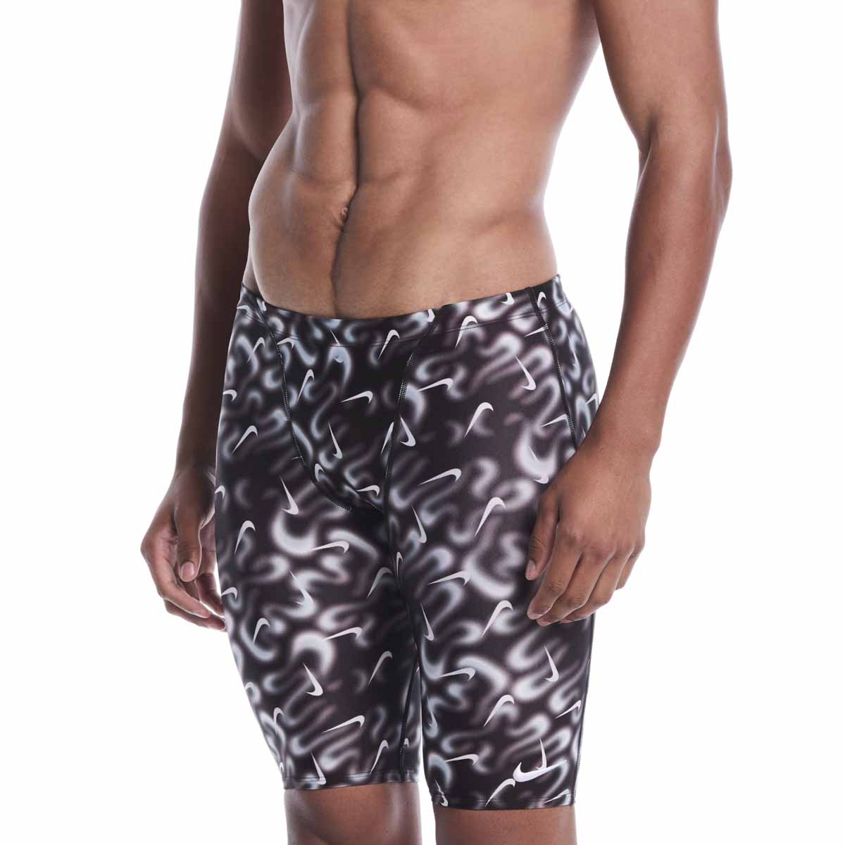 Nike Hydrastrong Sprayfetti Print Jammer - Black | Allens Of Kingsbury