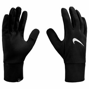 Nike Mens Therma-Fit Fleece Tech Gloves - Black/White | Allens Of Kingsbury