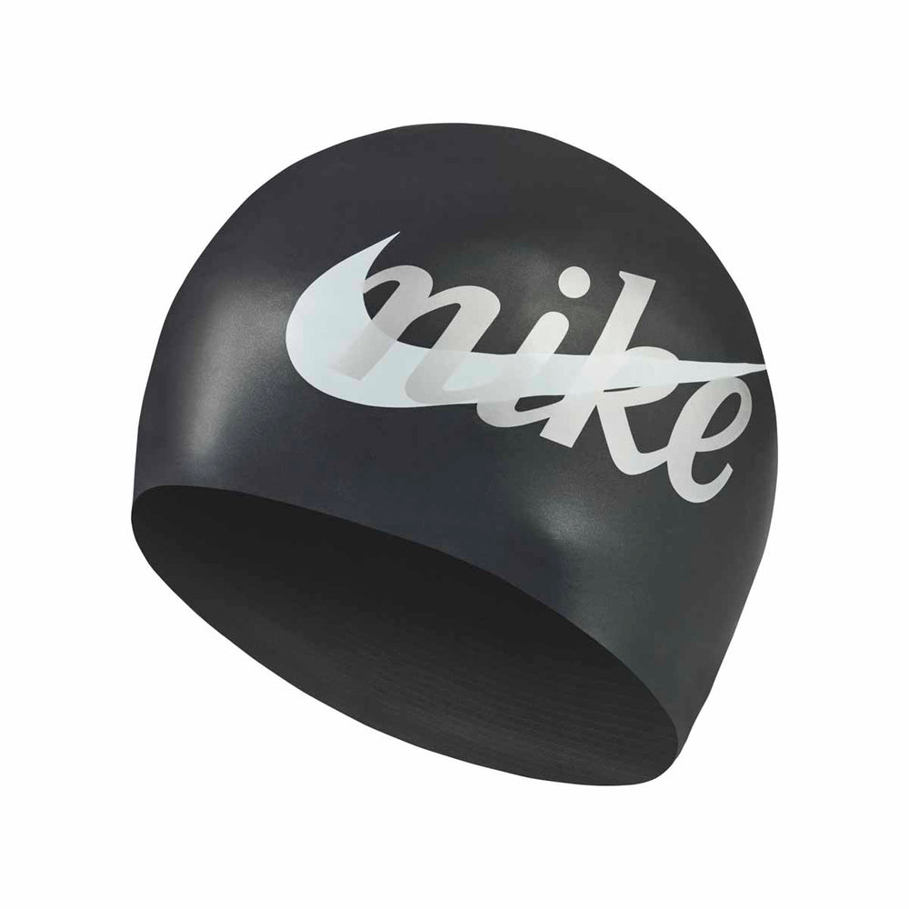 Nike Graphic Silicone Swimming Cap - Black/White | Allens Of Kingsbury
