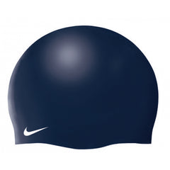 Nike Swim Performance Nike Solid Silicone Swimming Cap - Navy | Allens Of Kingsbury