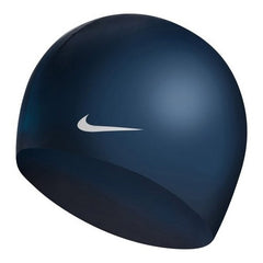 Nike Swim Performance Nike Solid Silicone Swimming Cap - Navy | Allens Of Kingsbury