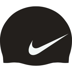 Nike Swim Training Nike Big Swoosh Cap - Black/White | Allens Of Kingsbury