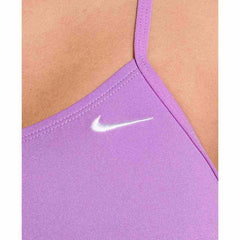 Nike Hydrastrong Solid Cutout One Piece - Bright Violet | Allens Of Kingsbury