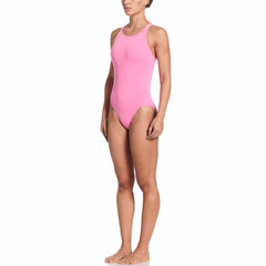 Nike Hydrastrong Solid Fastback One Piece - Pink Glow | Allens Of Kingsbury