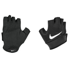 Nike men's Vapor gloves in black and white, lightweight tech gloves with breathable fabric and adjustable wrist straps.