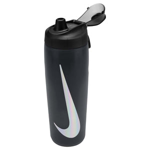 Nike Refuel Bottle Locking Lid 24oz - Anthracite/Black/Silver Iridescent | Allens Of Kingsbury