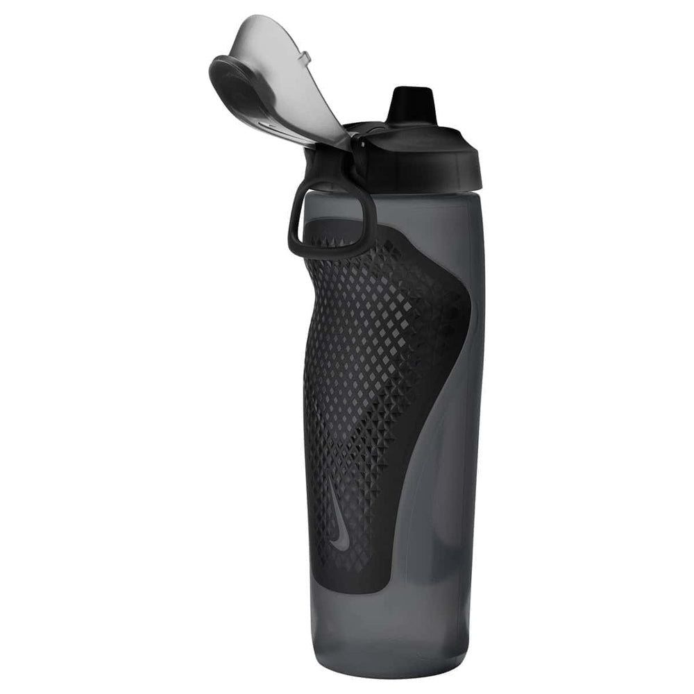 Nike Refuel Bottle Locking Lid 24oz - Anthracite/Black/Silver Iridescent | Allens Of Kingsbury
