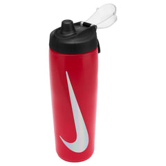 Nike Refuel Bottle Locking Lid 24oz - University Red/Black/Silver Iridescent | Allens Of Kingsbury
