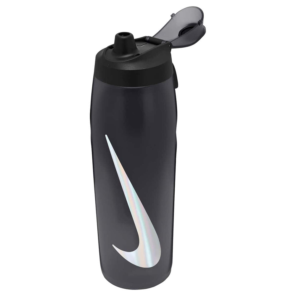 Nike Refuel Bottle Locking Lid 32oz - Anthracite/Black/Silver Iridescent | Allens Of Kingsbury
