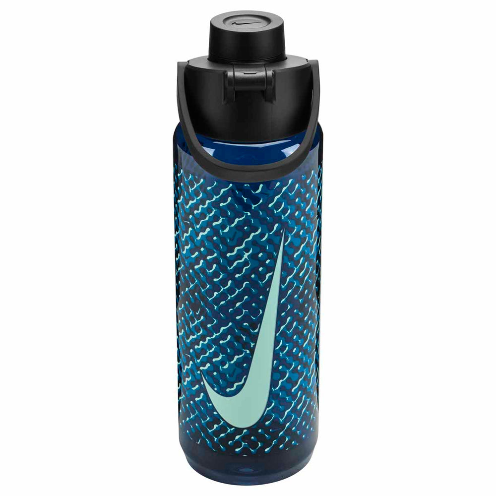 Nike TR Renew Recharge Chug Bottle 24oz Graphic - Blue Void/Black/Green Abyss/Mint Foam | Allens Of Kingsbury