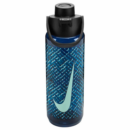 Nike TR Renew Recharge Chug Bottle 24oz Graphic - Blue Void/Black/Green Abyss/Mint Foam | Allens Of Kingsbury 1200