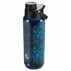 Nike TR Renew Recharge Chug Bottle 24oz Graphic - Blue Void/Black/Green Abyss/Mint Foam | Allens Of Kingsbury