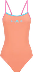 Amanzi Girls Pastella Proback One Piece Swimsuit - Orange/Blue