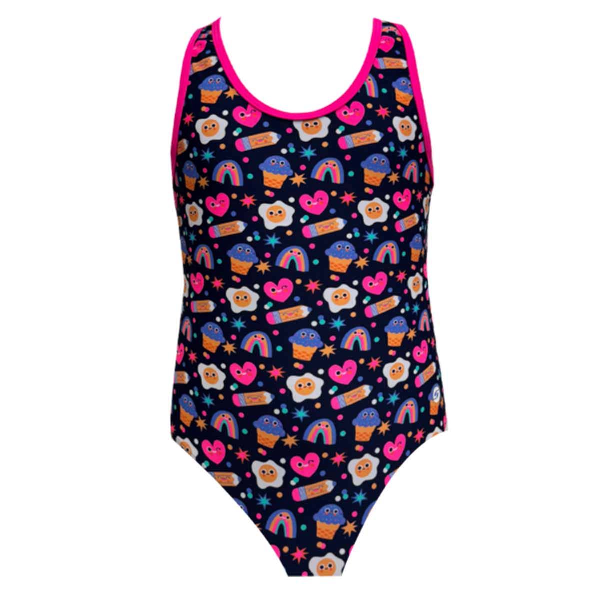 Ras Girls Candy Sport Back Swimsuit - Multi | Allens Of Kingsbury