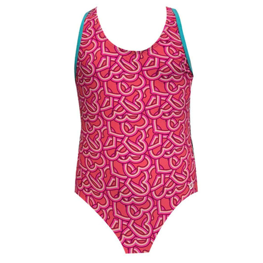 Ras Girls Joy Casual Back Swimsuit - Pink/Multi | Allens Of Kingsbury 1200