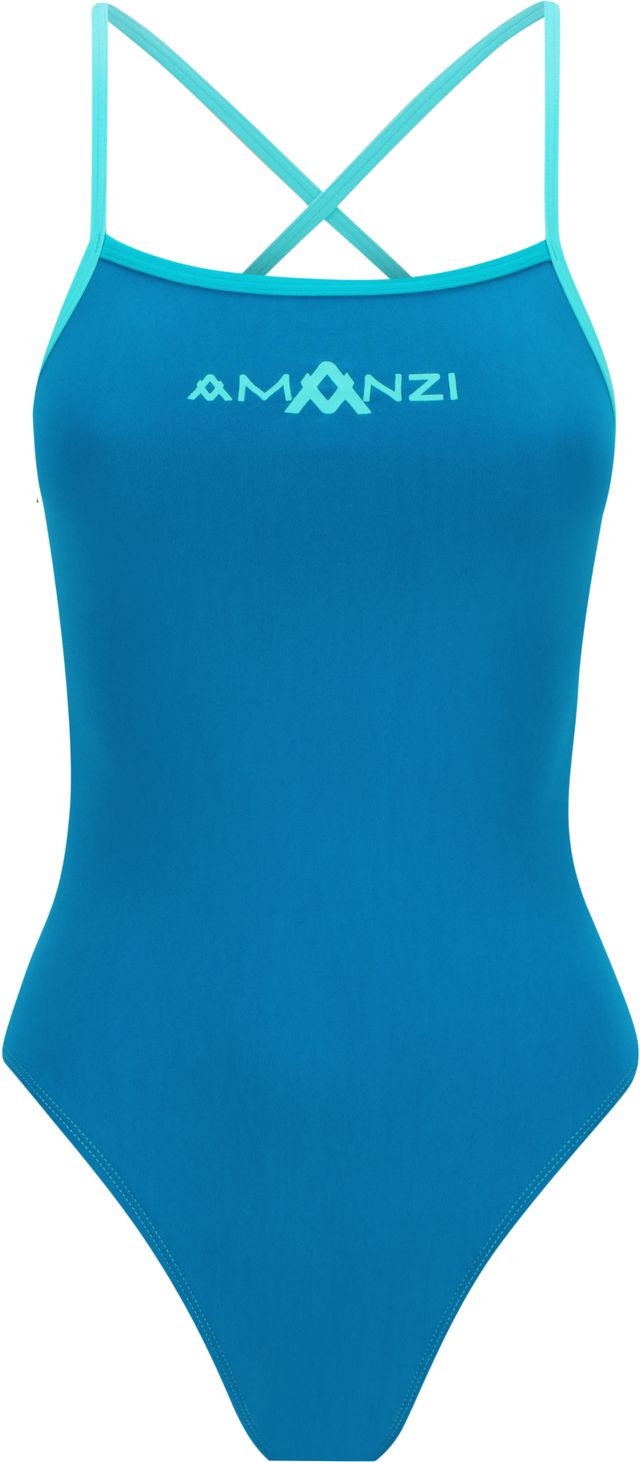 Amanzi Girls Reef Tie Back One Piece Swimsuit - Blue