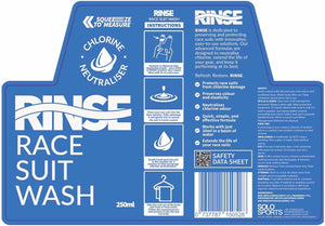 Rinse Race Suit Wash 250ml - Blue | Allens Of Kingsbury