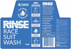 Rinse Race Suit Wash 250ml - Blue | Allens Of Kingsbury