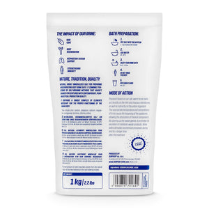 Surpass Care Surpass Recovery Natural Bath Salts in a white container, ideal for self-care and relaxation during recovery.