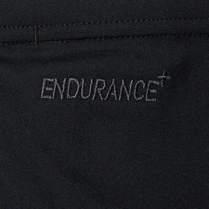 Black Speedo men's Eco Endurance+ aquashorts designed for swimming, featuring a sleek fit and durable, eco-friendly fabric.