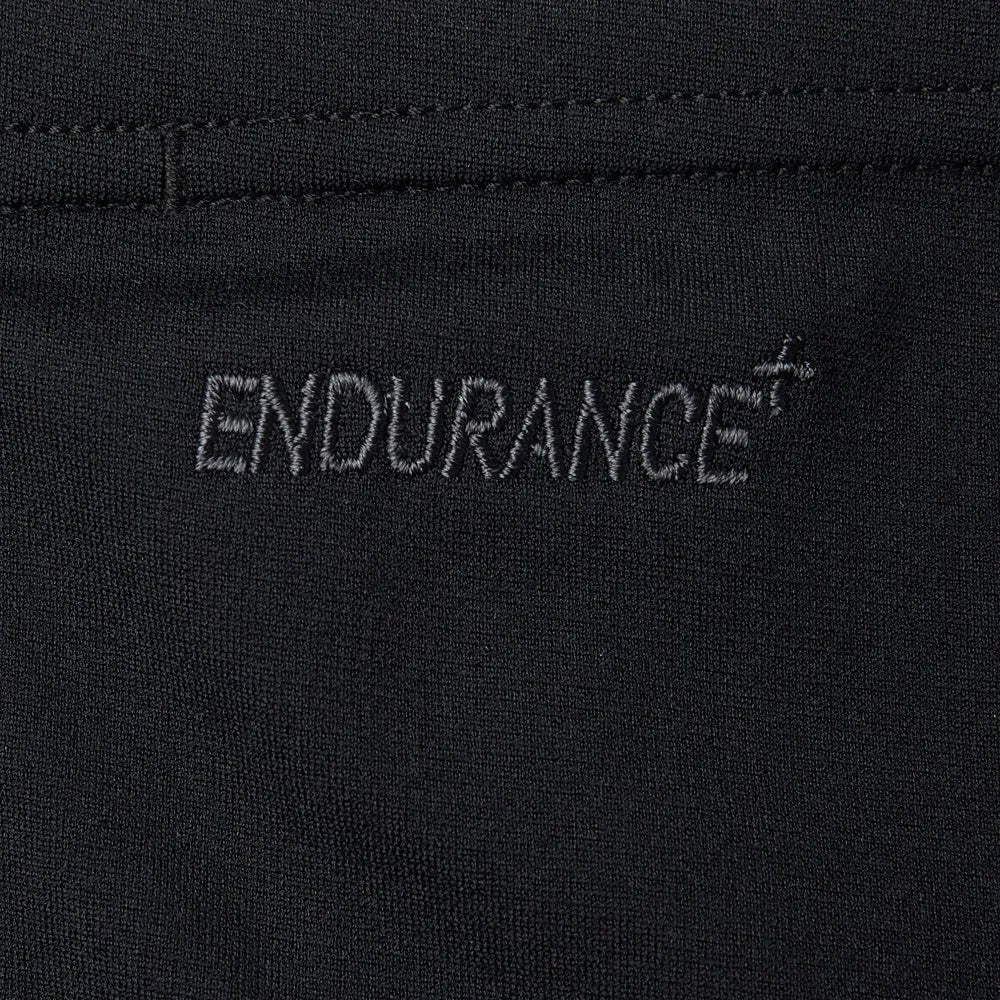 Black Speedo men's Eco Endurance+ aquashorts designed for swimming, featuring a sleek fit and durable, eco-friendly fabric.