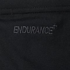 Black Speedo men's Eco Endurance+ aquashorts designed for swimming, featuring a sleek fit and durable, eco-friendly fabric.