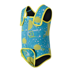 Blue Speedo Kids Tommy Turtle baby wrap for 6-9 months, soft and comfortable infant wrap with fun turtle design.