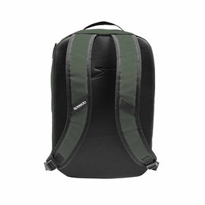 Green Speedo 25L Flex Bag backpack with adjustable straps and multiple compartments for sports and swim gear storage.