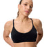 Speedo Womens Solid Triangle Bikini Top - Black