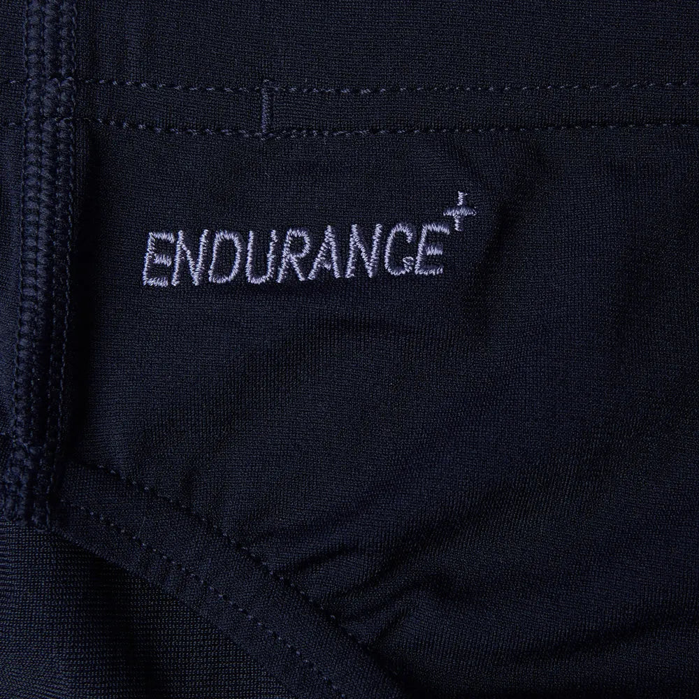 Speedo men's Eco Endurance+ 7cm briefs in blue, showcasing the durable swimwear with a snug fit and elastic waistband.