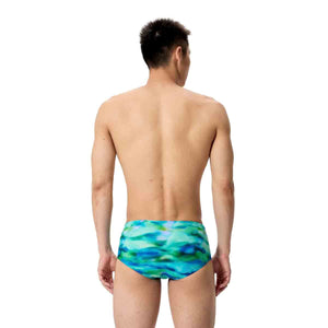 Speedo Mens ML Printed 13.5cm Brief - Sunset Grove/Green | Allens Of Kingsbury
