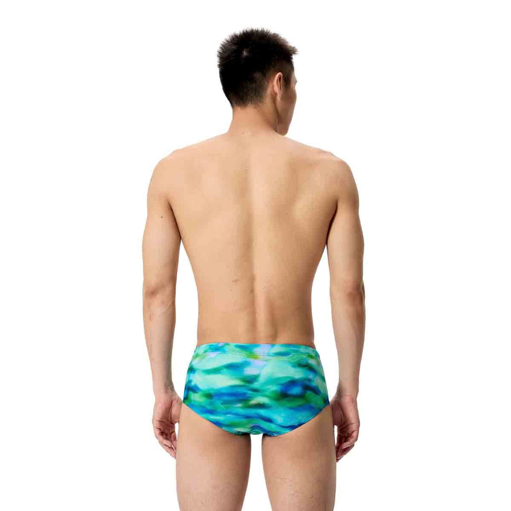 Speedo Mens ML Printed 13.5cm Brief - Sunset Grove/Green | Allens Of Kingsbury