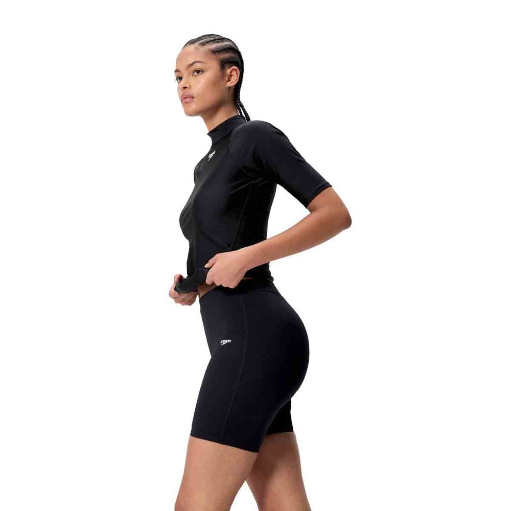 Speedo Womens Endurance+ Swim Short - Anthracite | Allens Of Kingsbury