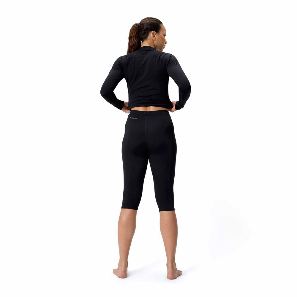 Speedo Womens Endurance+ Three Quarter Swim Legging - Anthracite | Allens Of Kingsbury