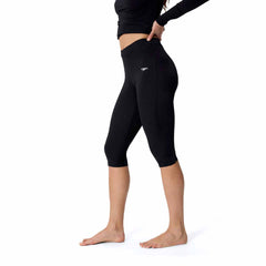 Speedo Womens Endurance+ Three Quarter Swim Legging - Anthracite | Allens Of Kingsbury