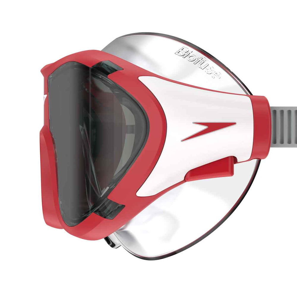 Speedo Biofuse 2.0 Junior Mask - High Risk Red/Smoke | Allens Of Kingsbury