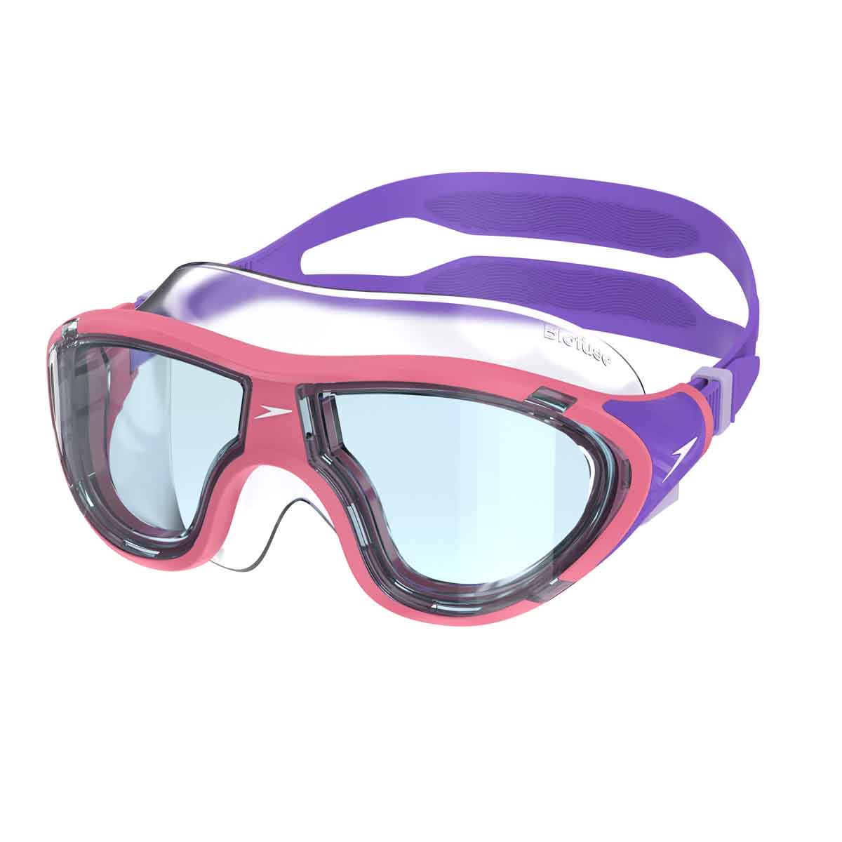 Speedo Biofuse 2.0 Junior Mask - Pink Lemonade/Steel | Allens Of Kingsbury