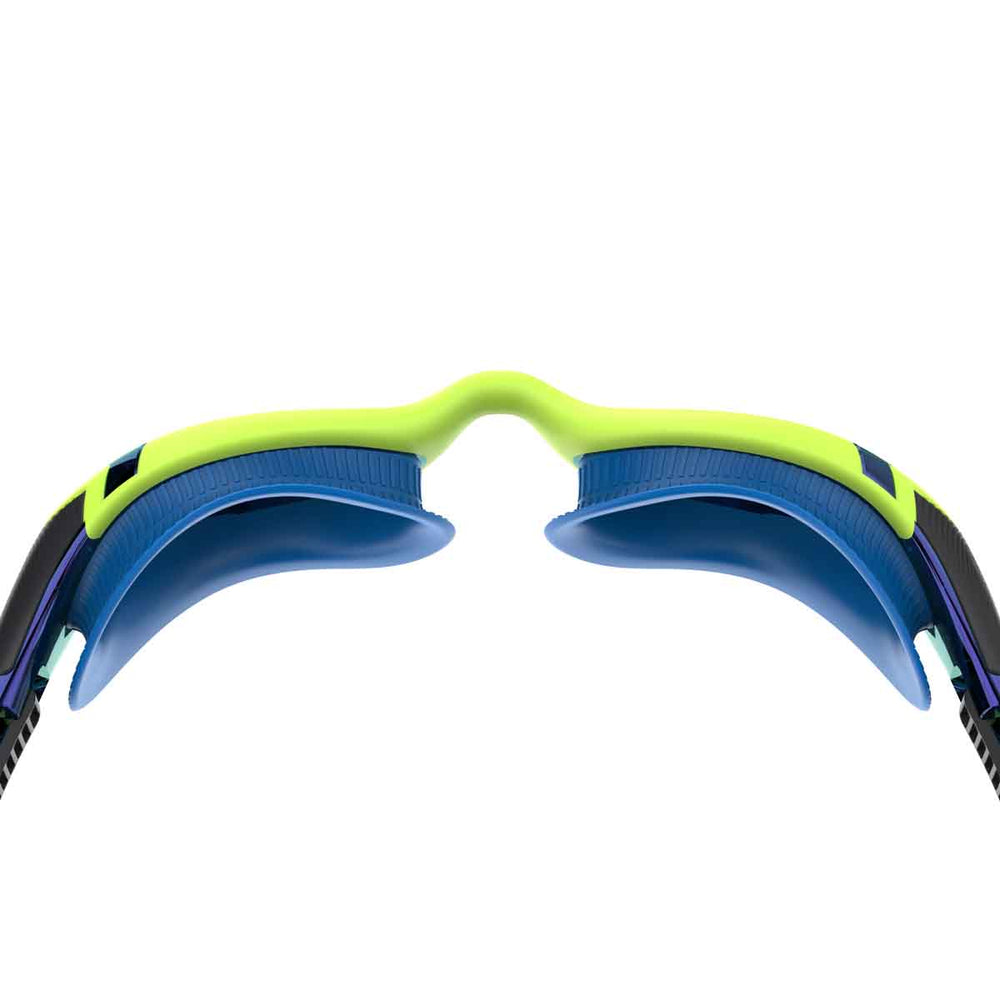 Speedo Biofuse 2.0 Mirror Goggle - Electric Lime/Cobalt/Iris Mirror | Allens Of Kingsbury